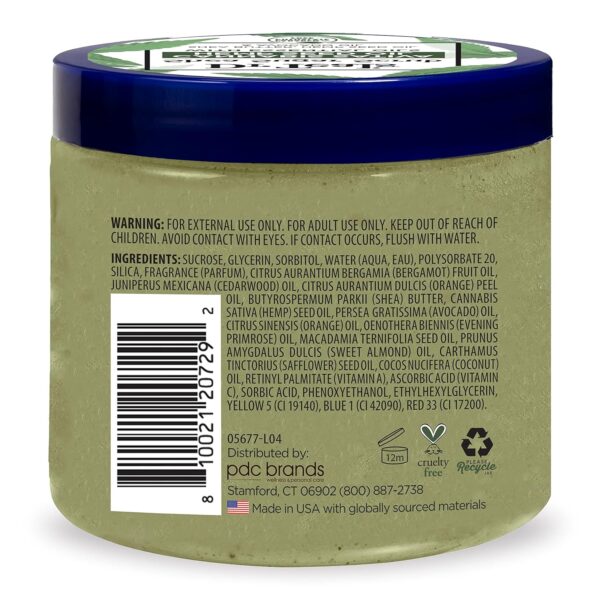 Dr Teal's Shea Sugar Body Scrub, Cannabis Sativa Hemp Seed Oil with Essential Oils, 19 oz (Pack of 3) - Image 12