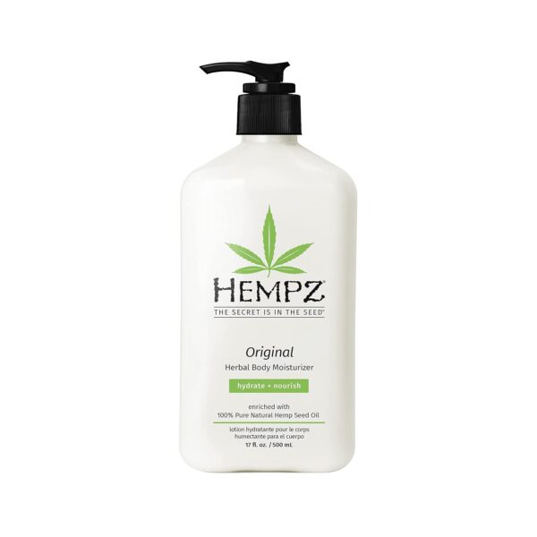 Hempz Original, Natural Hemp Seed Oil Body Moisturizer with Shea Butter and Ginseng, Original Scent, Floral Banana, 17 Fl.Oz ( Packaging may vary ) - Image 2