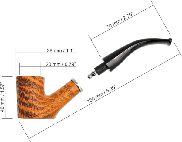 Portable Brown Tobacco Pipe - Image 6