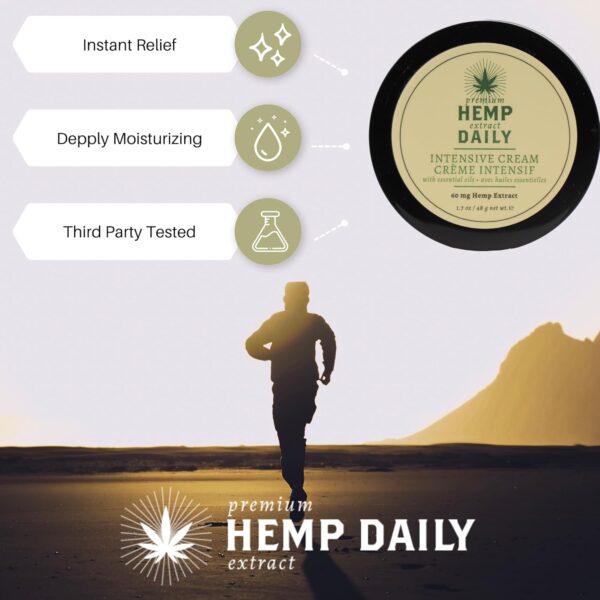Intensive Cream - Muscle, Knee, Back, Joint and Shoulder Topical Rub - Organic | 1.7 Ounces (Classic Mint, Pack of 1) - Image 4