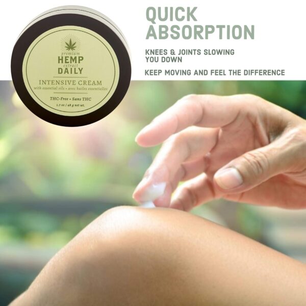 Intensive Cream - Muscle, Knee, Back, Joint and Shoulder Topical Rub - Organic | 1.7 Ounces (Classic Mint, Pack of 1) - Image 5