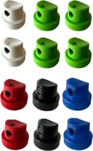 Replacement Female Spray Paint Caps Variety Pack Aerosol Spray Can Cap Tips Nozzles DIY Home Improvement Projects Pro Tagger Artists Art Street Art Tips - Made in USA (12pcs(2pk))
