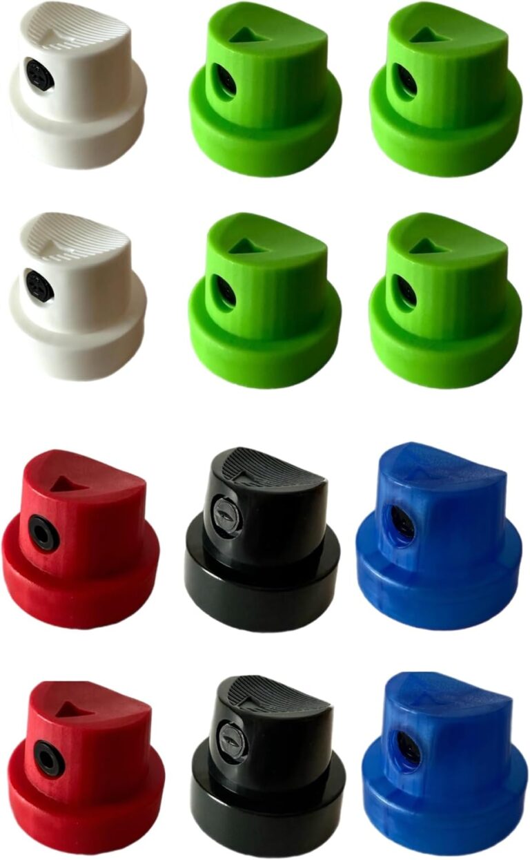 Replacement Female Spray Paint Caps Variety Pack Aerosol Spray Can Cap Tips Nozzles DIY Home Improvement Projects Pro Tagger Artists Art Street Art Tips - Made in USA (12pcs(2pk))