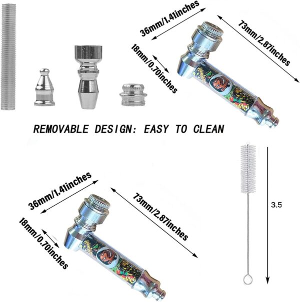 Pipes For Smoking 3pc Tobacco Pipes Smoking Pipe Accessories Kit Suitable For Pipe Lovers - Image 2