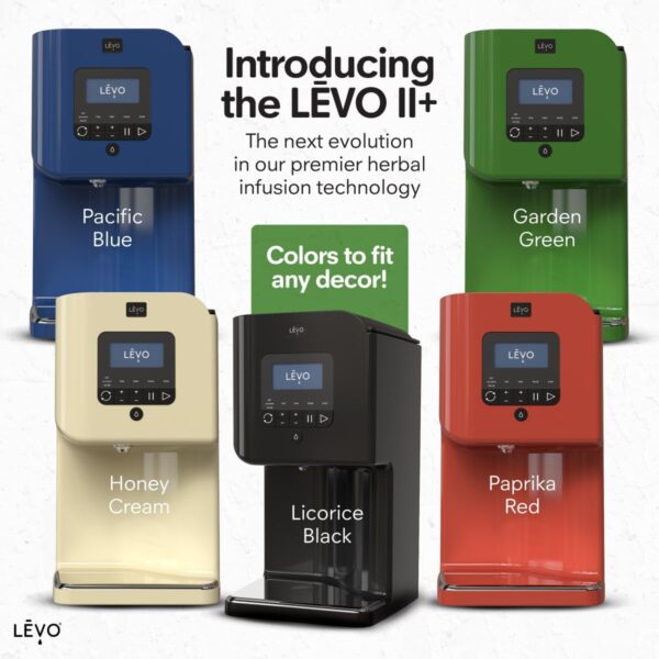 LEVO II+ - Herbal Oil Infusion Machine Plus Filter Technology - Botanical Extractor, Herb Dryer, Decarboxylator, & Oil Infuser - Easy Edible Infusion Maker for Gummies, Brownies, & More - Garden Green - Image 2