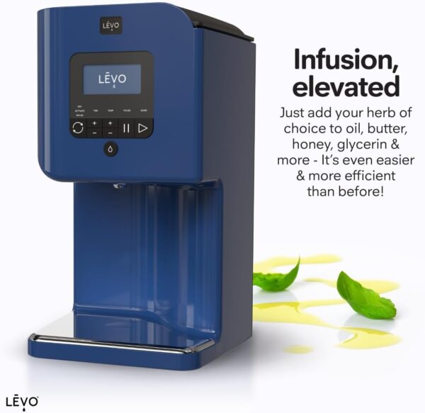 LEVO II+ - Herbal Oil Infusion Machine Plus Filter Technology - Botanical Extractor, Herb Dryer, Decarboxylator, & Oil Infuser - Easy Edible Infusion Maker for Gummies, Brownies, & More - Garden Green - Image 3