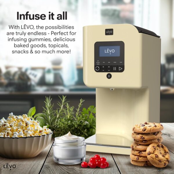 LEVO II+ - Herbal Oil Infusion Machine Plus Filter Technology - Botanical Extractor, Herb Dryer, Decarboxylator, & Oil Infuser - Easy Edible Infusion Maker for Gummies, Brownies, & More - Garden Green - Image 5