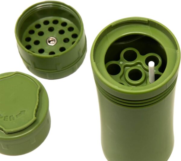 Cone Loading Grinder | Matte Green | Pack your Pre-Rolled Cones and Grind your contents for a Quick, Convenient, Durable, Simple Experience - Image 5