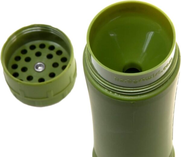 Cone Loading Grinder | Matte Green | Pack your Pre-Rolled Cones and Grind your contents for a Quick, Convenient, Durable, Simple Experience - Image 6