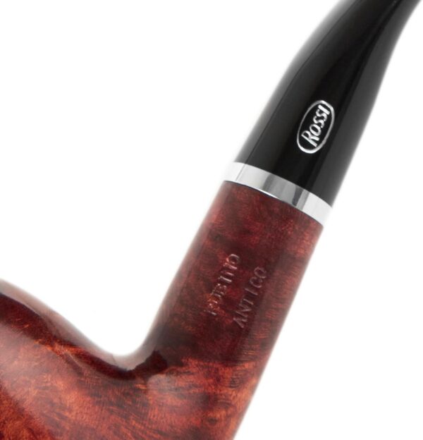 Rossi Rubino Antico Handmade Briar Pipe by Savinelli - Deep Red Hand Brushed Stain With Polished Finish & Rich Wood Grain, 6mm (8626) - Image 9
