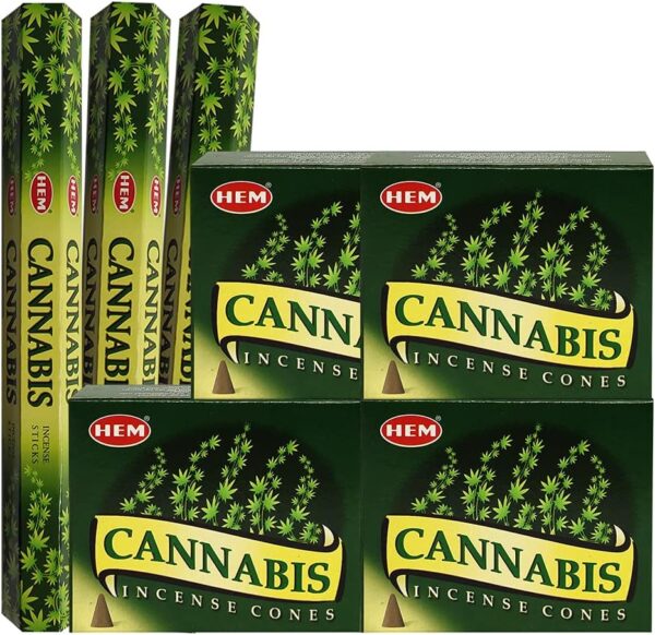 TRUMIRI Cannabis Incense Sticks and Cone Incense Holder Variety Pack Bundle - Image 2