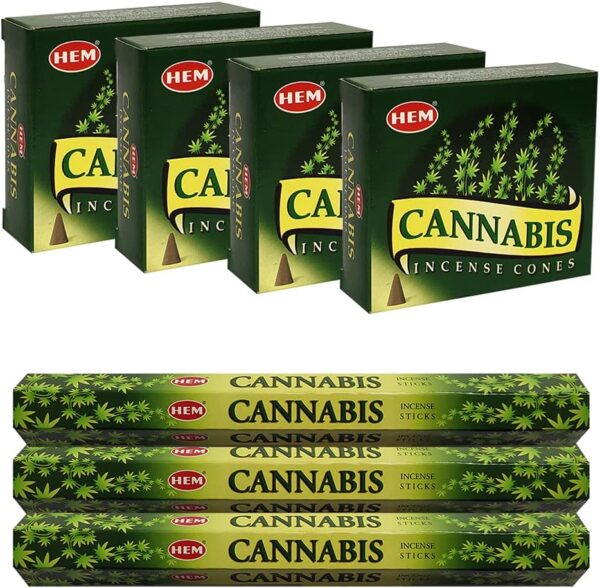 TRUMIRI Cannabis Incense Sticks and Cone Incense Holder Variety Pack Bundle - Image 3