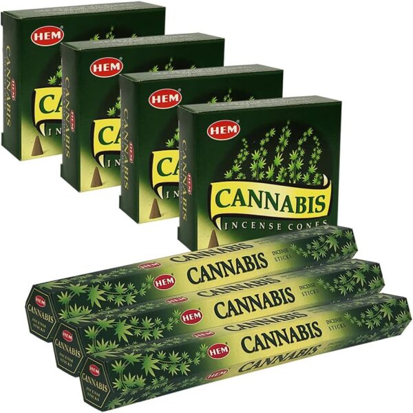 TRUMIRI Cannabis Incense Sticks and Cone Incense Holder Variety Pack Bundle - Image 4