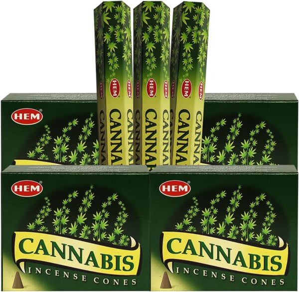 TRUMIRI Cannabis Incense Sticks and Cone Incense Holder Variety Pack Bundle - Image 5