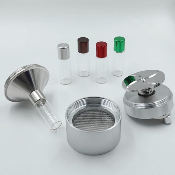 Spice Grinder (2.2 inch Silver) Set Hand Grinder - Image 2