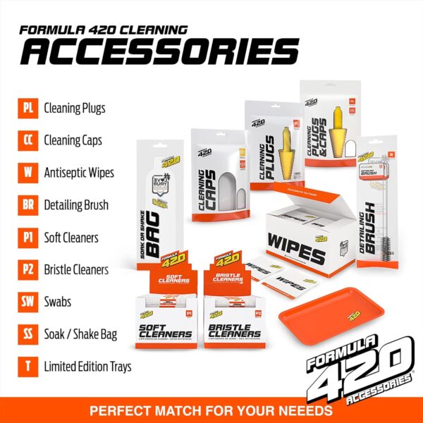 Formula 420 Detailing Brush Set | 3 Size Brushes | Cleaning Brush Pack | Formula 420 Accessories (3 Pc Set) - Image 3