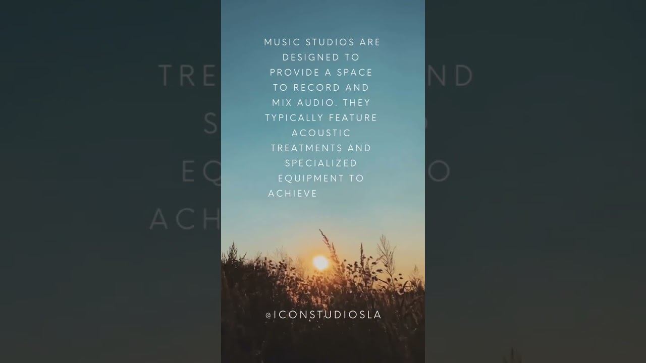 Music Studio Tips #ICONStudiosLA #shorts #musiceducation #music