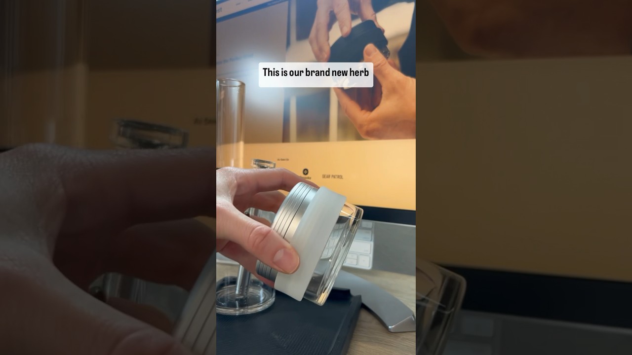 Herb Grinder as seen on Gear patrol🤯🍃