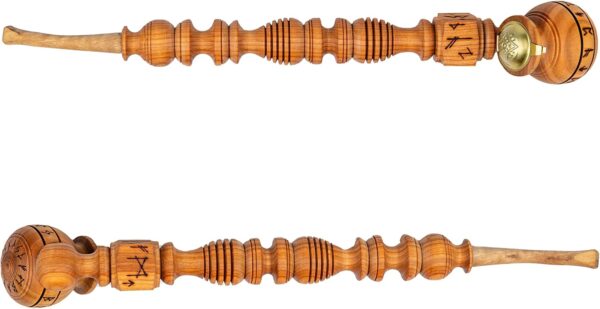 Dr. Watson - Tobacco Pipe, Churchwarden shape, Handcrafted (Runes) - Image 4