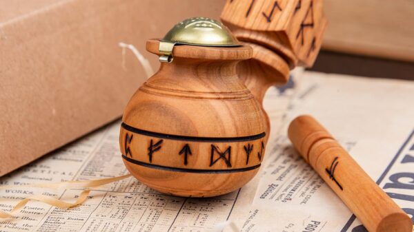 Dr. Watson - Tobacco Pipe, Churchwarden shape, Handcrafted (Runes) - Image 7