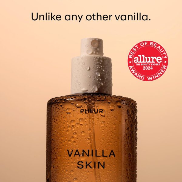 PHLUR Vanilla Skin Body Mist - Hair & Body Fragrance Mist - Vanilla Body Spray with Pink Pepper, Cashmere Wood & Sandalwood (8 Fl Oz) - Image 2