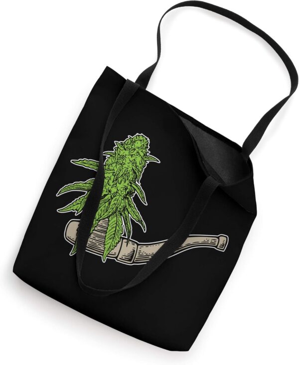 Weed Marijuana Pipe Smoke Cool Cannabis Lover Gifts Tote Bag - Image 2