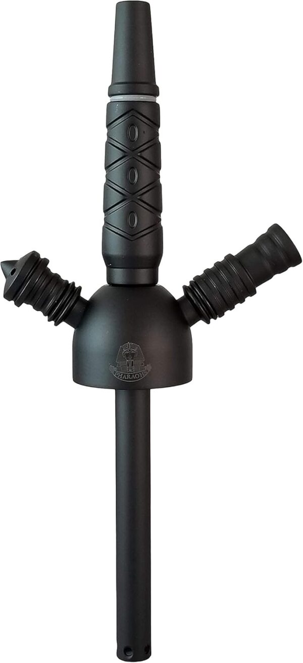 16" Pharaoh's Aztec Hookah Set, Cosmic Edition (Black Sand) - Image 3