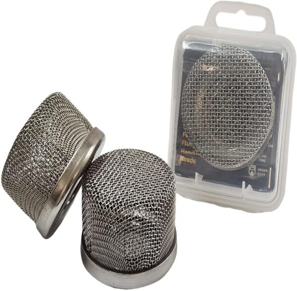 Cosmostar Stainless Steel Inlet Strainer for airless Paint Sprayer Compatible with 795 1095 1595 Ultra 1500 1000 750 333 433 Gmax 3900 5900 Suction Hose Double Screen (IS-3/4'' NPT Thread) - Image 6