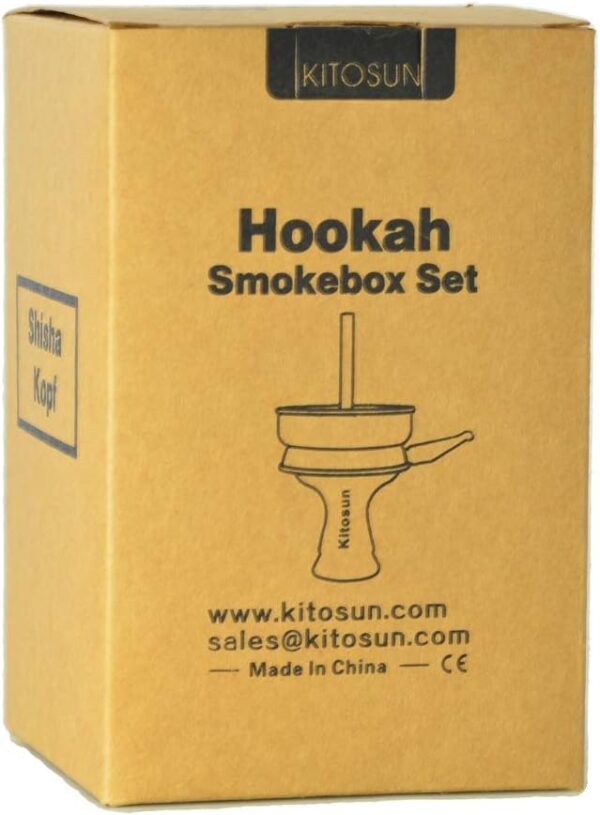 Kitosun Hookah Bowl Set - Silicone Hookah Tobacco Shisha Bowl with Heat Management Screen Charcoal Holder for Smoking Shisha Hookah Easy Replace Charcoal Fast Cleaning - Image 6