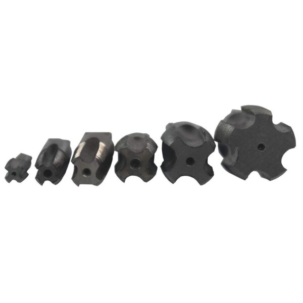 Drill America DWTPT1/4-1-1/4SET 6 Piece NPT Pipe Tap Set in Wooden Case (1/4 ", 3/8 ", 1/2 ", 3/4 ", 1" and 1-1/4 "), Carbon Steel, DWT Series, Uncoated (Bright), Small - Image 3