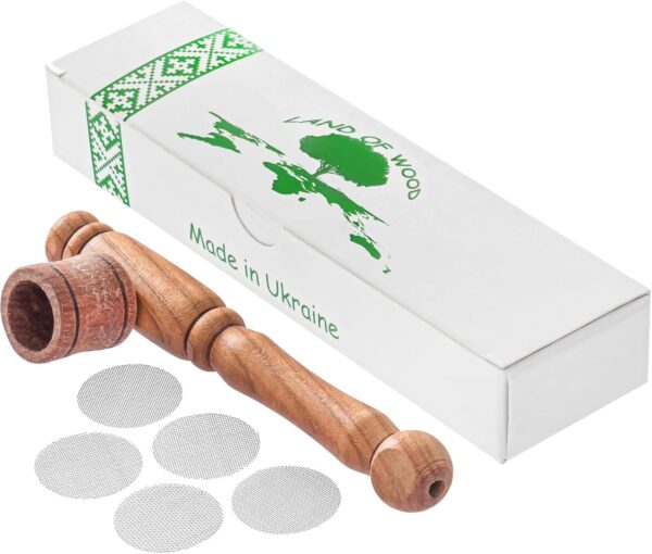 Small Handmade Wooden Tobacco Pipe - Image 6