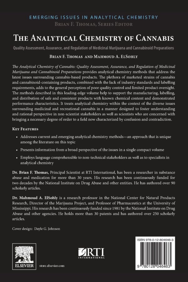 The Analytical Chemistry of Cannabis: Quality Assessment, Assurance, and Regulation of Medicinal Marijuana and Cannabinoid Preparations (Emerging Issues in Analytical Chemistry) - Image 2