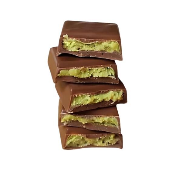 Dubai Kunafa Pistachio Chocolate Bars – Pack of 48 (27g Each) – Dubai Chocolate with Shredded Phyllo Dough – Freshly Made, 2.86 lbs – Ideal Gift for Holidays, Birthdays, Corporate Events & Celebrations - Image 4