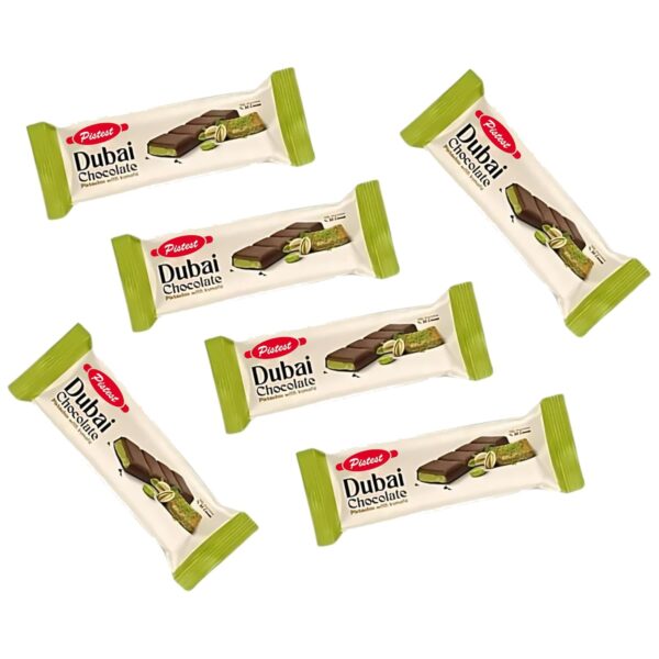 Dubai Kunafa Pistachio Chocolate Bars – Pack of 48 (27g Each) – Dubai Chocolate with Shredded Phyllo Dough – Freshly Made, 2.86 lbs – Ideal Gift for Holidays, Birthdays, Corporate Events & Celebrations - Image 5