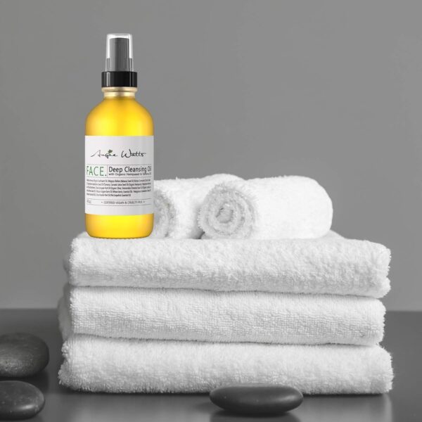 FACE. Deep Cleansing Oil, 4oz - All Natural and Organic Ingredients | 100% Vegan | Soap-free | With Organic Hempseed and Tamanu Oil - Image 3