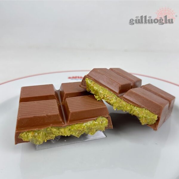Gulluoglu Dubai Chocolate Kunafa Pistachio (The Original), 7oz - 200 gr (Pack of 1), daily fresh shipment, Ideal Gift for all Occasions, Gulluoglu Chocolate Kunafa - Image 3