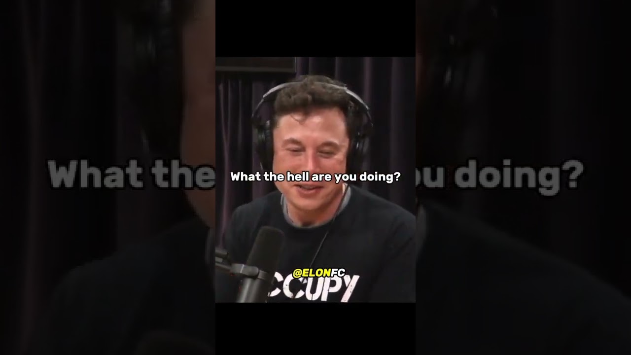 Elon Musk's exact reaction just after Smoking Weed on Joe Rogan's Podcast 🚬😂 | #short