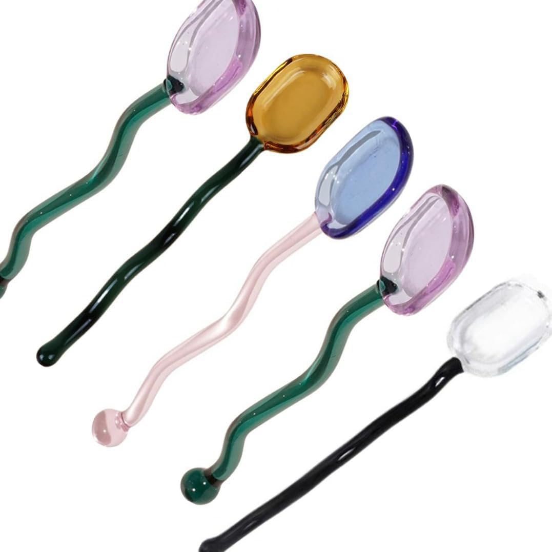 novelty glass spoon pipe