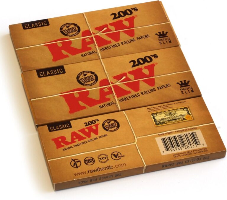 raw rolling papers