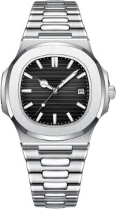 Men Quartz Movement Watch，Waterproof Luminous Men's Watch, Stainless Steel Strap Business Watches