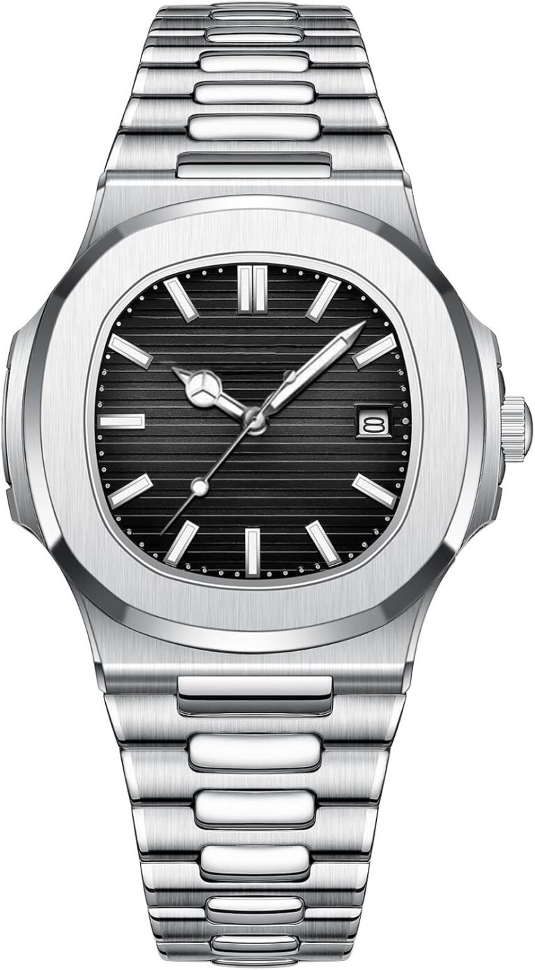 Men Quartz Movement Watch，Waterproof Luminous Men's Watch, Stainless Steel Strap Business Watches