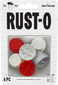 Rust-Oleum Rust-O Artist Spray Paint Cap Accessory Pack, 6 Caps