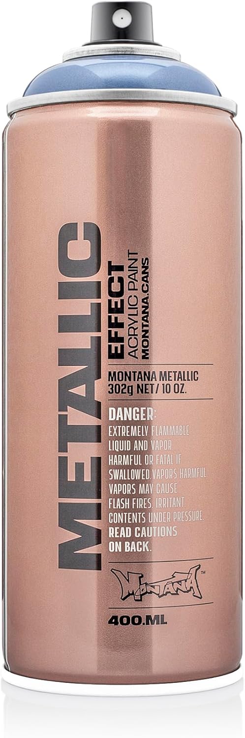 Montana Cans Montana EFFECT 400 ml Metallic Color, Ice Blue Spray Paint, 13.5 Fl Oz (Pack of 1)