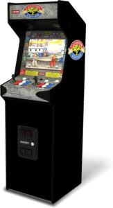 ARCADE1UP Street Fighter II CE HS-5 Deluxe Arcade Machine, Compact 5' Tall Stand-Up Cabinet with 14 Classic Games and 17'' BOE Screen