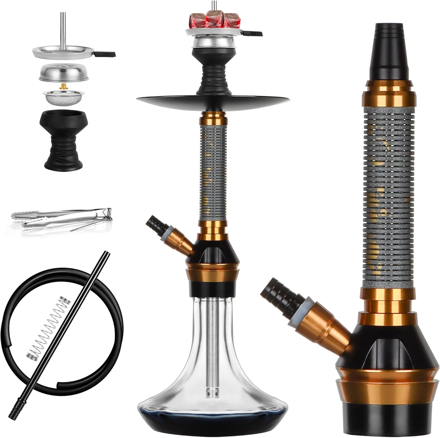 glass water hookah