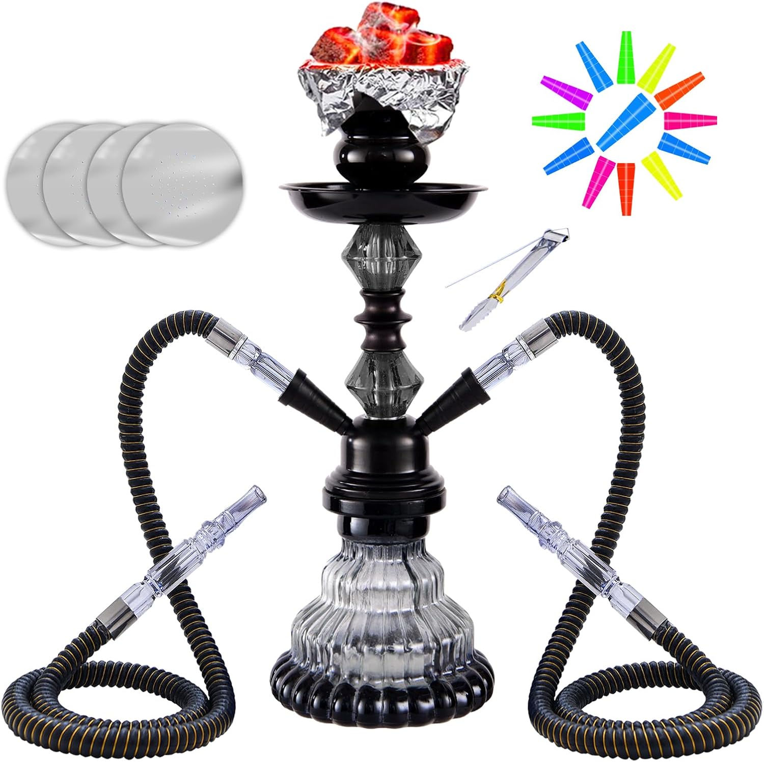 glass water hookah