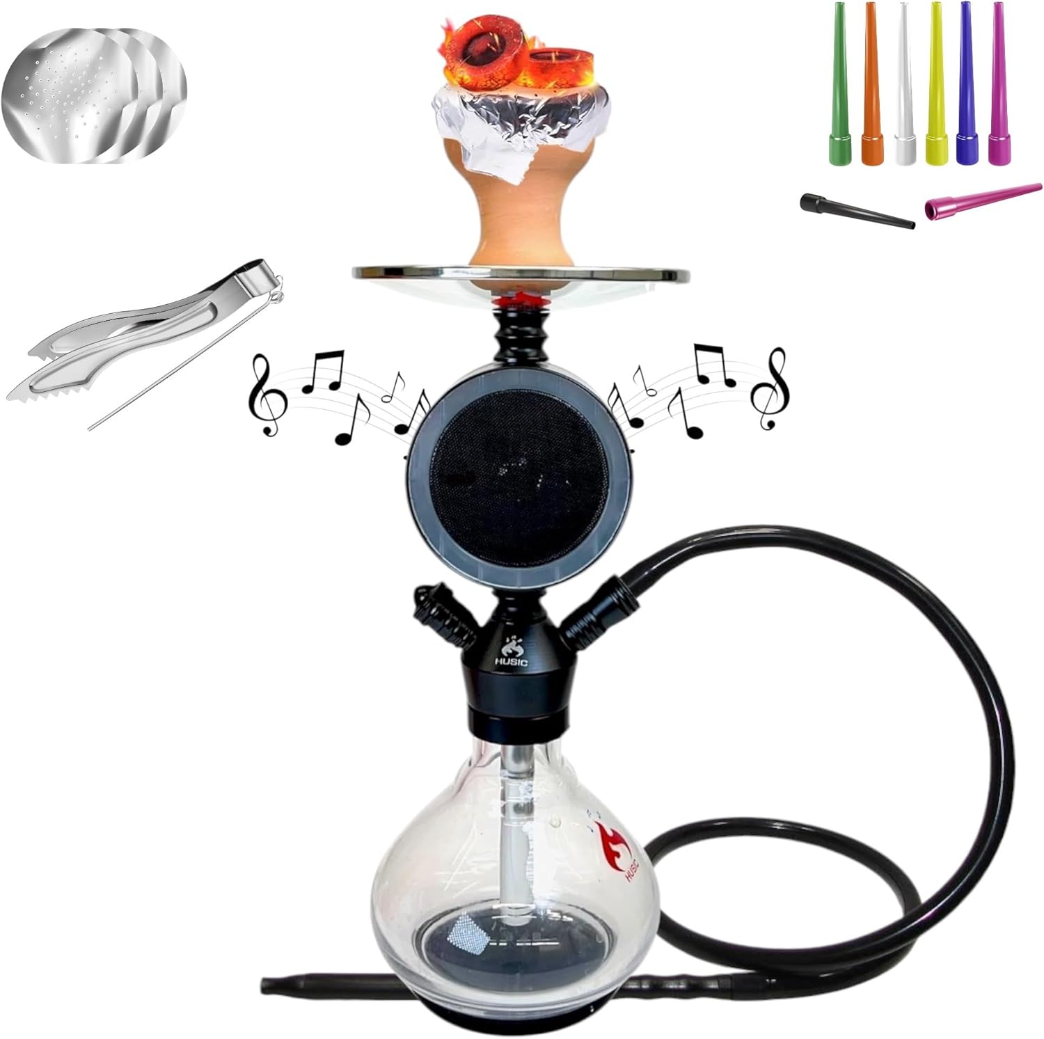 glass water hookah