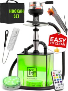 glass water hookah