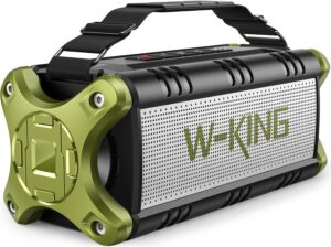 Bluetooth Speaker, 90W Max Loud Portable Speakers Wireless with Subwoofer *2, 50W Deep Bass Boombox/ IPX6 Waterproof/40H/EQ/Dual Pairing/TF/AUX, Large Outdoor Rugged Speaker for Party/Beach/Jobside