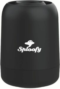 PRO II - Personal Smoke Air filter - With Replaceable Cartridge - Trap Smoke and Odor - up to 500 uses (Black)